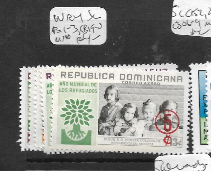 DOMINICAN REPUBLIC (P2104B)  WRY REVALUED SC B1-3  MNH