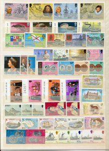 JERSEY Good Royalty Ships Birds Art MNH Collection (Appx 180+Stamps)Aed690