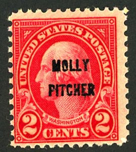 U.S. #646 MINT OG LH