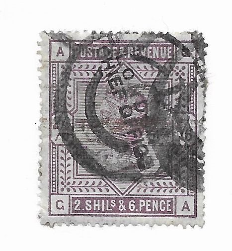 Great Britain #96 1883 F-VF Used Hinge Remnants - Stamp - CAT VALUE $165.00