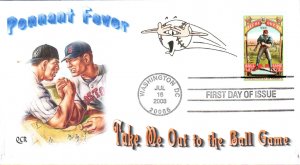 #4341 Take Me Out to the Ballgame QCR FDC