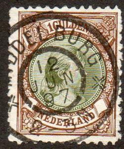 Netherlands  Scott  52  Used