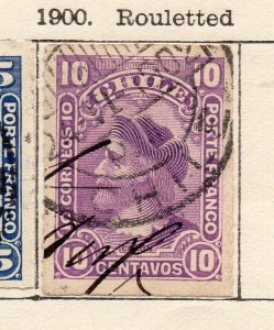 Chili 1900 Early Issue Fine Used 10c. NW-252321