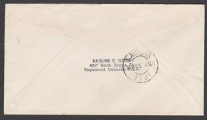 USA 1955 cover with nice franking to LAUTOKA, FIJI.........................M121