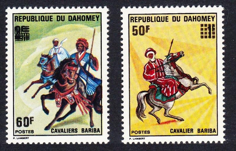 Dahomey Bariba Horsemen overprinted MI#53-54