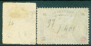 MEXICO : 1919. Scott #O129, 132. Both Very Fine, Used. Catalog $82.00.