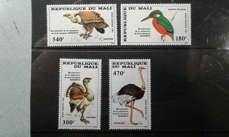 Mali #C512-15 MNH birds e1911.5410