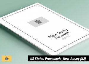 PRINTED NEW JERSEY [TOWN-TYPE] PRECANCELS STAMP ALBUM PAGES (238 pages)