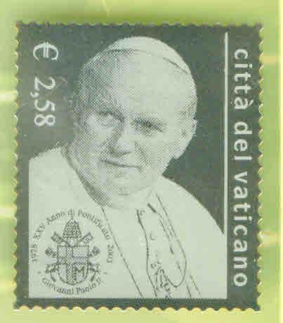 VATICAN Scott 1237 MNH** 2003 Silver Foil self adhesive