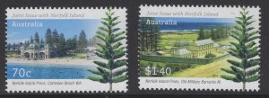 AUSTRALIA SG4208/9 2014 NORFOLK ISLAND PINE MNH