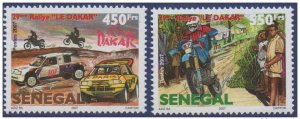 Senegal 2007 Mi. 2118 - 2119 29th Rallye Paris Dakar Motocross Car-