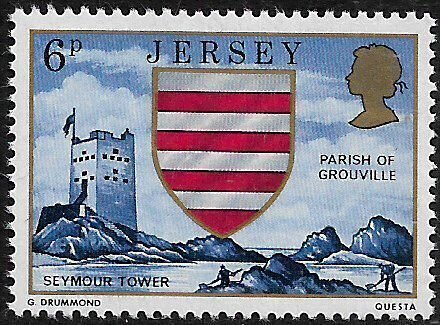 Jersey #140 Mint Never Hinged Stamp - Coat of Arms - Seymour Tower