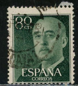 Spain 824 General Francisco Franco 1954