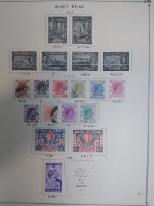 collection on pages Hong Kong 1940-59 FW: CV $88