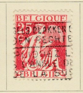 1932 A6P14F95 Belgium 25c Used-