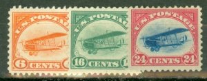 IR: US C1-3 MNH CV $390