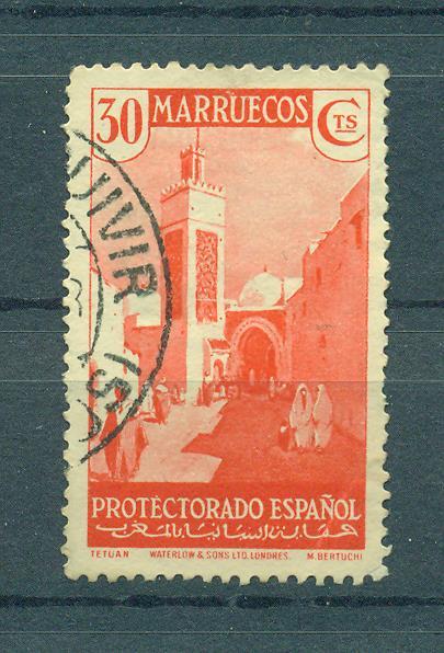 Spanish Morocco sc# 173 used cat value $.25