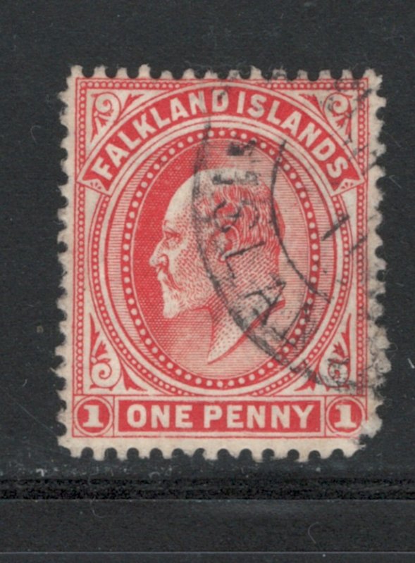 Falkland Islands 1904 King George V 1p Scott # 23a Used