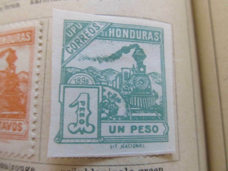 Honduras 1898 1p fine mng stamp A11P12F39