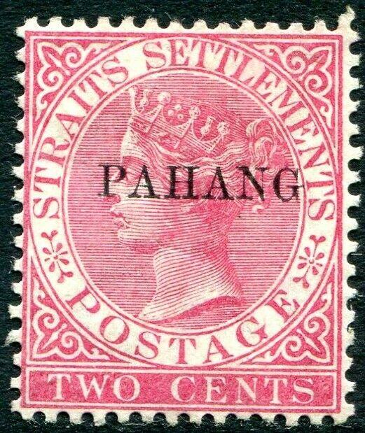 PAHANG-1889 2c Pale Rose Sg 4 MOUNTED MINT V31439