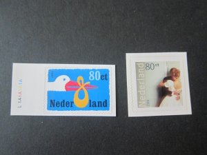 Netherlands 1997 Sc 975,990 MNH