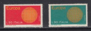 Italy    #1013-14    mnh    cat $0.65