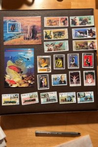 Cuba lot of 48 stamps and 3 souvenir sheets used/cto