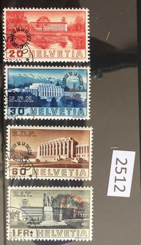 $1 World MNH Stamps (2512) Switzerland B176-8 CTO used