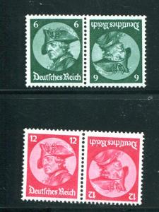 Germany #398-99 Se-tenant  VF NH