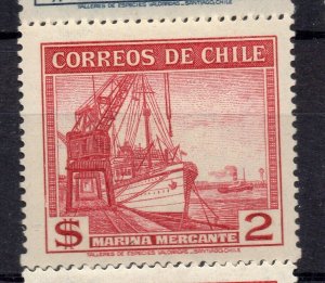 Chile 1938 Early Issue Fine Mint Shade of $2. NW-12901