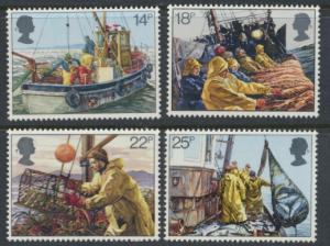 GB SG 1166 - 1169  SC# 956-959 Mint Never Hinged - Fishing Industry