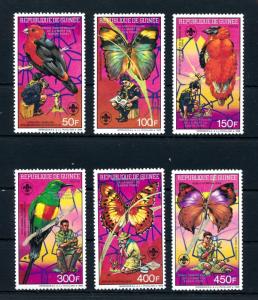 [95595] Guinea 1993 Birds Butterflies Scouting OVP Silver Baden-Powel MNH