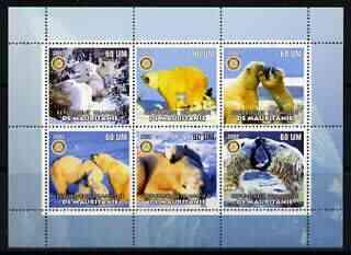 MAURITANIE SHEET WILDLIFE POLAR BEARS