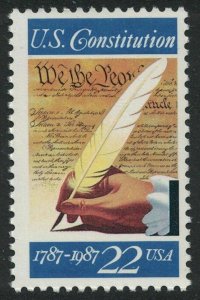 Scott#: 2360 - Signing of the Constitution 22c 1987 single stamp MNH OG