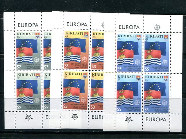 Kiribati  2006  Europa mini sheets .  Mint VF NH