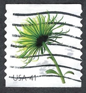 United States #4174 41¢  Beautiful Blooms - Chrysanthemum. SA Coil. Used