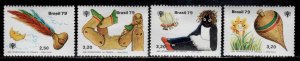 Brazil #1643-46 ~ Cplt Set of 4 ~ Childrens Toys ~ Unused, HMR, PD-Rev  (1979)