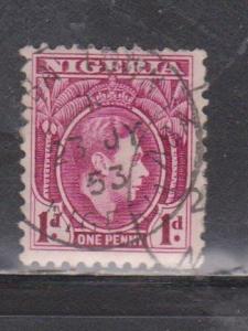 NIGERIA Scott # 54 Used - KGVI Definitive