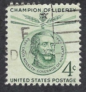 United States #1117 4¢ Lajos Kossuth (1958). Used.