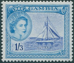 Gambia 1956 1s 3d ultramarine & light blue SG179a unused