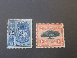 Tonga 1897 Sc 38,40 MH