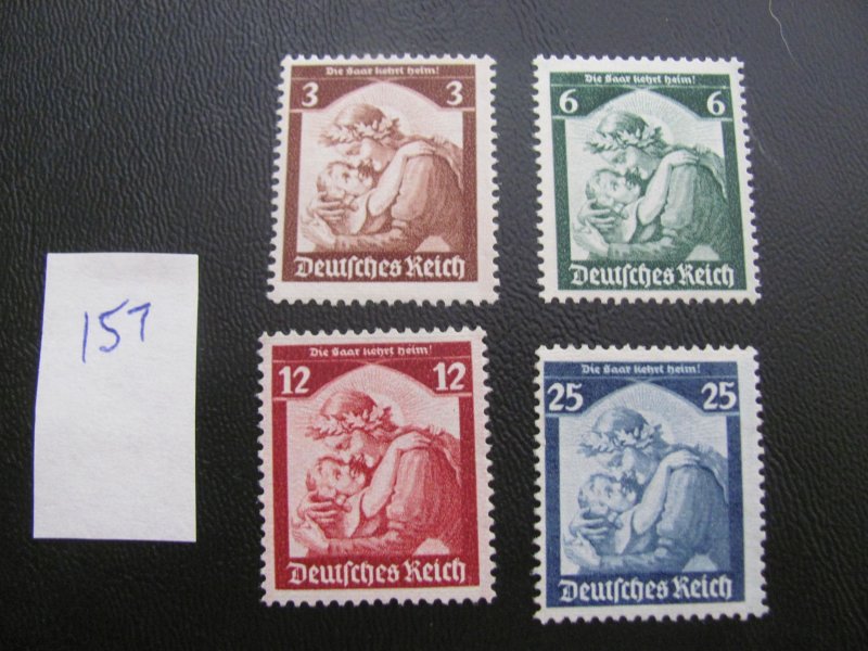 Germany 1935 MNH  SC 448-451 SET VF 120 EUROS (157)