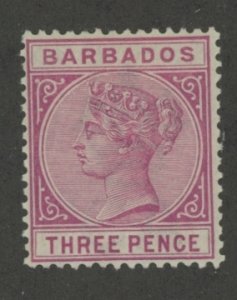 Barbados #63 Unused Single