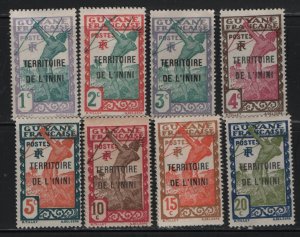 ININI   1-8  MINT HINGED SHORT SET