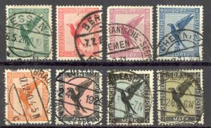 Germany Sc# C27-C34 Used 1926-1927 German Eagle