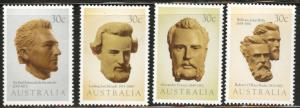 AUSTRALIA Scott 885-888 MNH** 1983 Explorer set