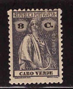 Cape Verde Scott 183D MH* Ceres stamp