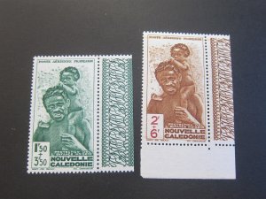 French New Caledonia 1942 Sc CB2-3 set MH(Hinged on selvedge)