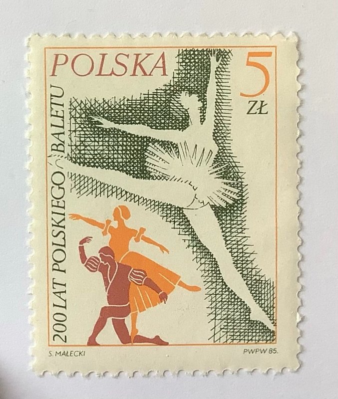 Poland 1985 Scott 2705 MH - 5Zł,  200th Anniversary of National Ballet