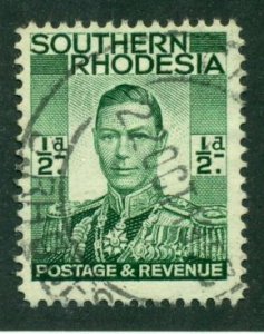 Southern Rhodesia 1937 #42 U SCV(2024)=$0.25